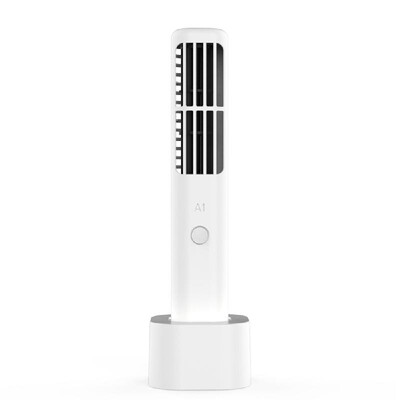 

Mini Portable Handheld Fan USB Rechargeable Bladeless Fan with Stand for Desk Table 3 Speed Settings for Office Home Outdoor Trave