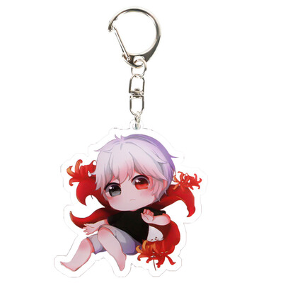 

Anime Tokyo Ghoul Keychain Key Chain Acrylic Pendant Anime Accessories Cartoon Key Ring-in Key Chains