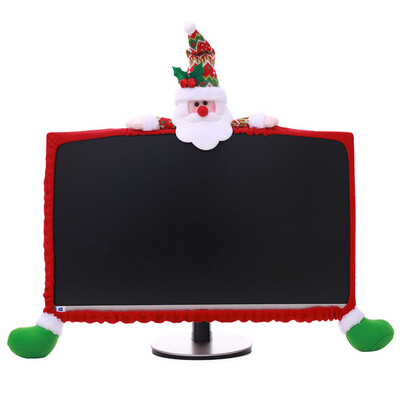 

Gobestart Christmas Hotel mall Cash register computer Dust Cover Snowman Elk Decorations