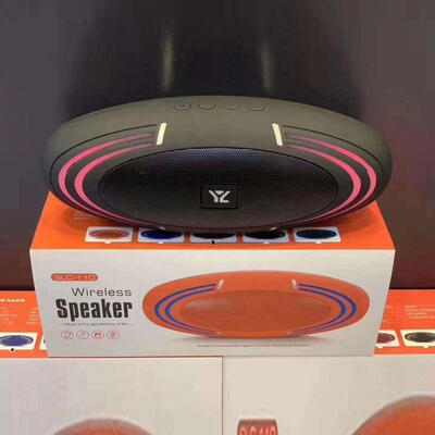 

SLC-110 Mini Rugby Bluetooth Speaker Wireless Handsfree Stereo Music Subwoofer Support FM Radio TF Card