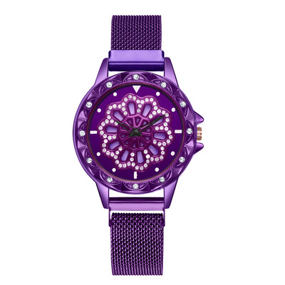 

Fashion magnet buckle quartz watch wholesale temperament ladies watch when to run watch female watch
