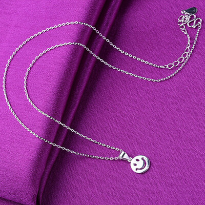 

Happy Smile Face Pendant Necklace Emoji Emotion Jewelry