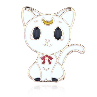 

Janpanese Style Brooches Key Pink Colorful Enamel Wing Pins Set Lapel Brooches Badges Clothes Jewelry