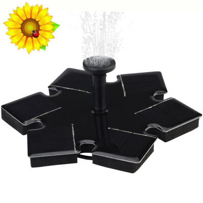 

〖Follure〗Outdoor Solar Powered Bird Bath Water Fountain Pump For Pool Garden Aquarium