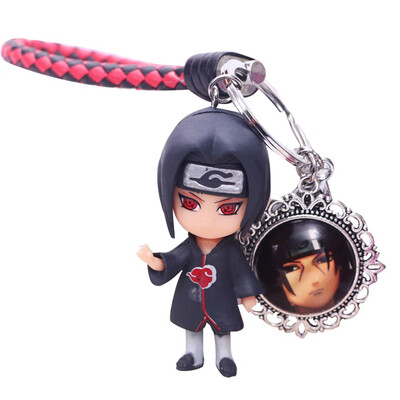 

Hot 3D Anime Keychain Keyring Naruto Keychain Figure Kakashi Naruto Doll Key chain