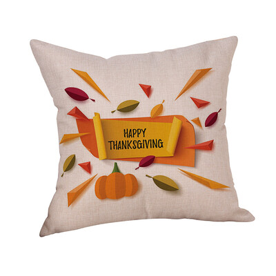 

Tailored Thanksgiving Pillow Cover Thankful Sentiment Pillowcases Embroidered