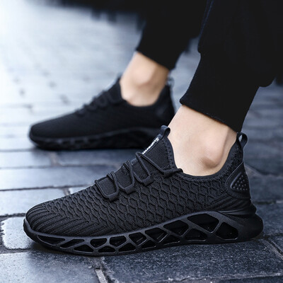 

Summer breathable 2019 new net shoes Korean fashion mens shoes sports a pedal stretch socks all black tide shoes