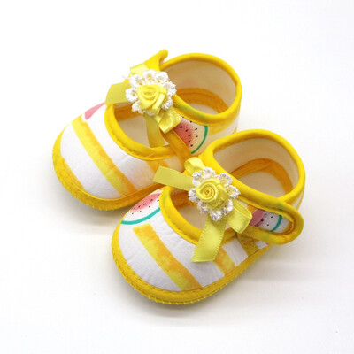 

Baby Infant Shoes Girls stripped bow Soft Sole Prewalker Warm Casual Flats Shoes Newborn Toddler First Walker Sole Anti-Slip