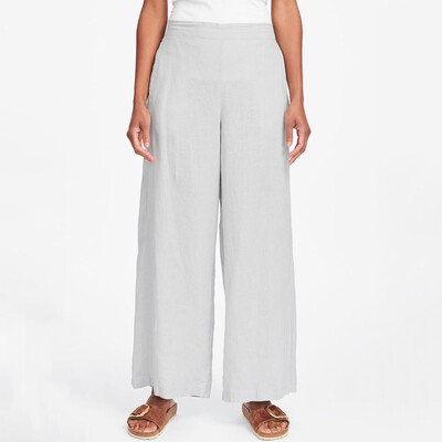 

Tailored Fashion Women Solid Cotton And Linen Vintage Casual Trouser Ankle-Length Pants