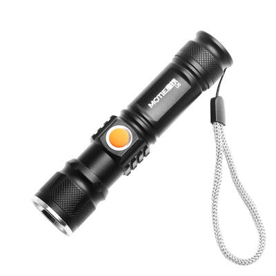 

MOTIE U5 USB Charging T6 Mini LED Flashlight 3 Modes Telescopic Zoom Torch