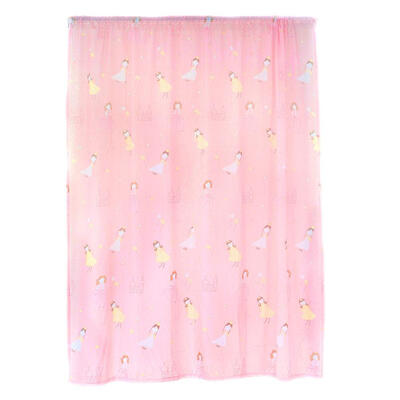 

Small Princess Breathable Printed Balcony Living Room Curtain Pink