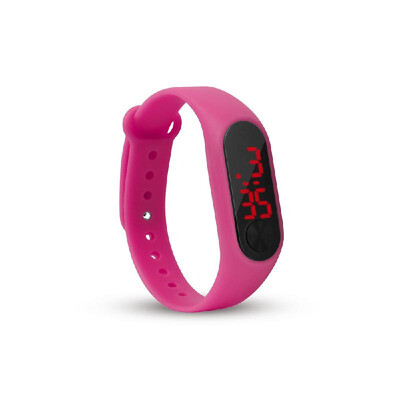 

Fashionable Stylish Couple Watch His-and-hers Watches Digital LED Sport Watch Wristwatch with PU Strap Band for Men Women Children