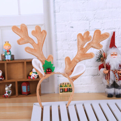 

〖Follure〗Hot Christmas Headband Santa Xmas Party Decor Double Hair Band Clasp Head Hoop