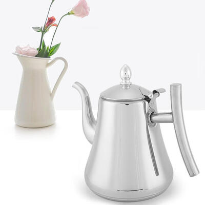 

Greensen Newness Polished Stainless Steel Teapot with LidTeapot with Tea Filter