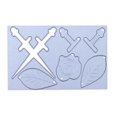 

Sword Flower Group Joint DIY Metal Stencil Scrapbook Embroidery Cutting Die