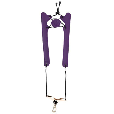 

Leather Saxophones Strap Harness Metal Hook Soft Adjustable Belt for Saxophonist Students