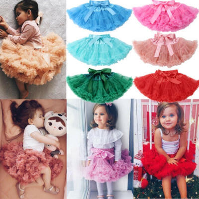 

Kids Baby Girl Princess Party Ballet Dancewear Tulle Tutu Skirt Dress Pettiskirt