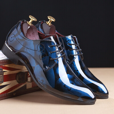 

Pointed leather shoes extra large mens shoes