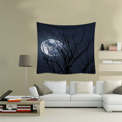 

Toponeto Fashion Tapestry Green Leaf Pattern Fresh Style Decorative Tapestry Home Decor