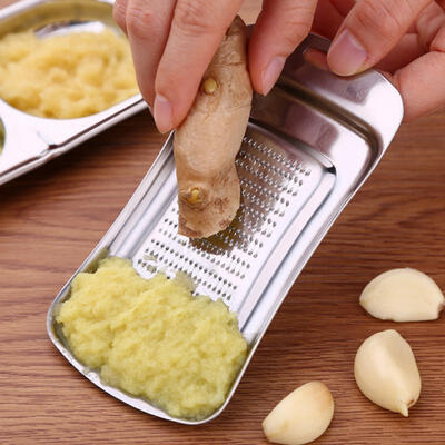 

Greensen Stainless Steel Garllic Ginger Press Chopper Mincer Crusher Helper Kitchen