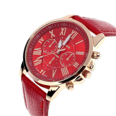 

GENEVA Neutral PU Strap Casual Sports Quartz Watch