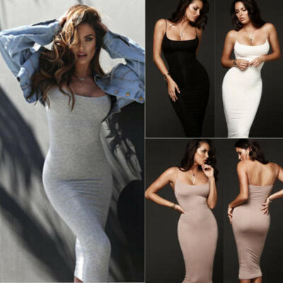 

Women Sexy Bodycon Sleeveless Lady Party Slim Club Wear Casual Short Mini Dress