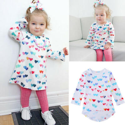 

Toddler Cute Girl new Outfit Kids Winter Long Sleeve Princess Tutu Dress