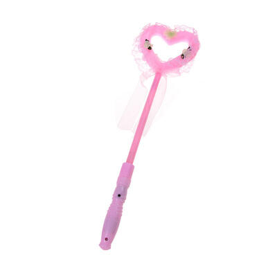 

9x4x7cm Lovely Magic Party Xmas Halloween LED Heart Sticks Flashing Lights Up Glow Sticks For Kids Toy Novelty Gift
