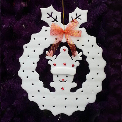 

〖Follure〗Christmas Trees Pendant Decor Xmas Party Wall Hanging Garland Ornament