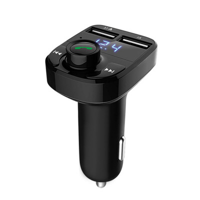 

〖Follure〗Wireless Bluetooth Handsfree Car Kit FM Transmitter MP3 Player Dual USB Charger