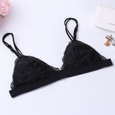 

New Sexy Women Lace Gauze Bra Push Up 34 Cup Hook-and- Eye Breathable Ultra-thin bra