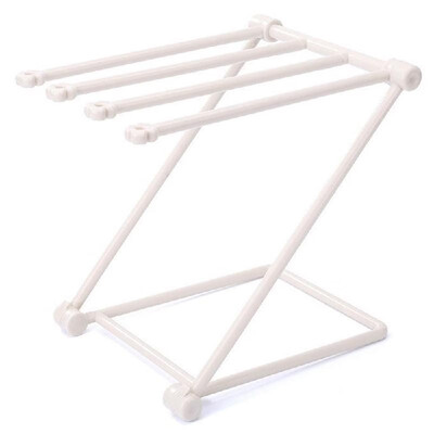

Kitchen Foldable Towel Bar Bottle Drying Rack Holder 4-Bars Arms Bath Towel Clothes Hanger Towel Rack for Bathroom