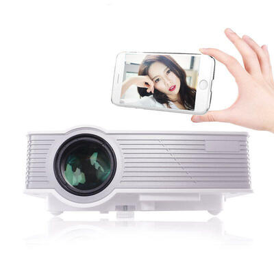 

Projector Small Home With USB Interface Can Connect Computer HD 1080P Home Theater Mobile Phone Projector 800 Lumens