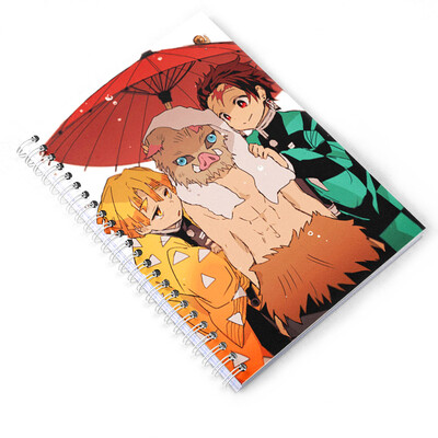 

redCherry Anime Demon Slayer Kimetsu no Yaiba Notebook Diary Stationery Notepad Cartoon Writing Notebook