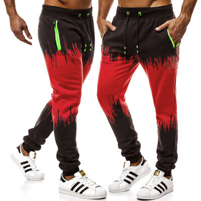 

SUNSIOM Men Sport Pants Long Trousers Tracksuit Fitness Workout Joggers Gym Sweatpants