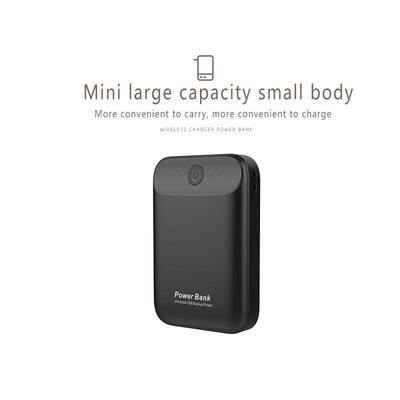 

BP933A Extra Small Compact Dual USB Output 10000mAh Power Bank Portable Charger External Battery With Cable