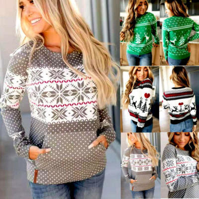 

UGLY XMAS CHRISTMAS SWEATER Vacation Santa Elf Cat Popular Women Men Sweatshirt