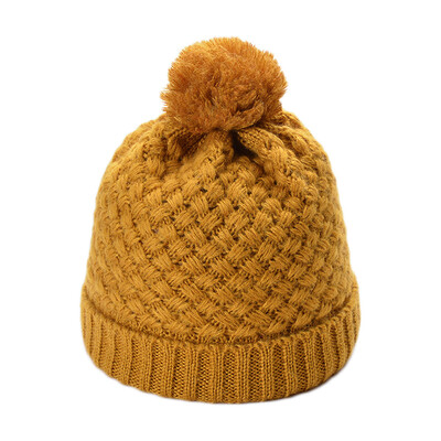 

Tailored Fashion Women Men Solid Color Knited Ball Headgear Beanie Tail Hat Cap