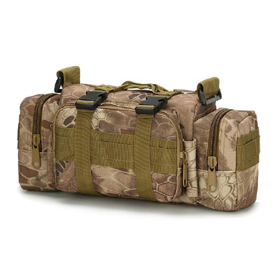 

Multi-functional Camouflage Tactic Waist Bag Crossbody Pack Pouch Shoulder Belt Range Bag Outdoor Sports Hiking Cycling Fishing
