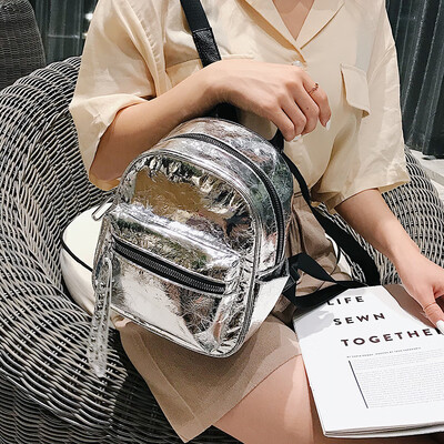 

Ins super fire backpack female 2019 new fashion trend student bag wild Korean high school small backpack