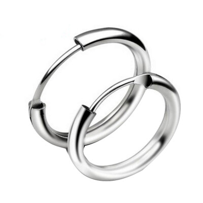 

New Sale The European&American Fashion Simple Gold Plated Round Hoop Earrings Silver Earrings