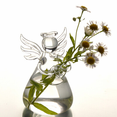 

Siaonvr Creative Flower Arrangement Home Hydroponic Container Angel Vase