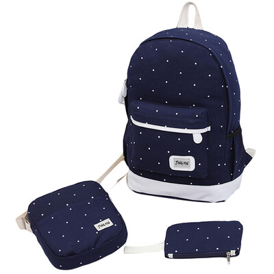 

Tailored canvas backpack teenagers Style composite bags high quality female backpacks DB