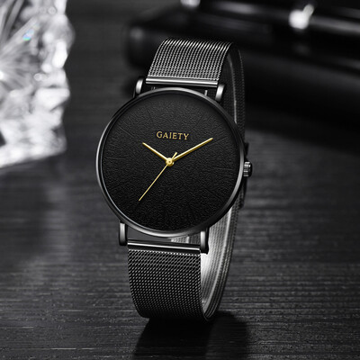 

〖Follure〗Fashion Casual Starry Sky Simple Calendar Business Net With Strap Mens Watch