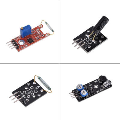 

Greensen 37-in-1 Sensor Module Kit with CD Tutorial for ArduinoRaspberry Pi Education for Arduino Sensor Sensor Module Kit
