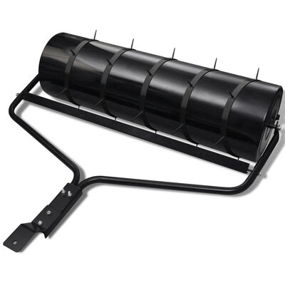 

Black Garden Lawn Roller with 5 Aerator Bands 118