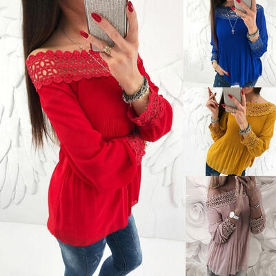 

Women&39s Sexy Lady Loose Long Sleeve Chiffon Casual Blouse Shirt Fashion Tops