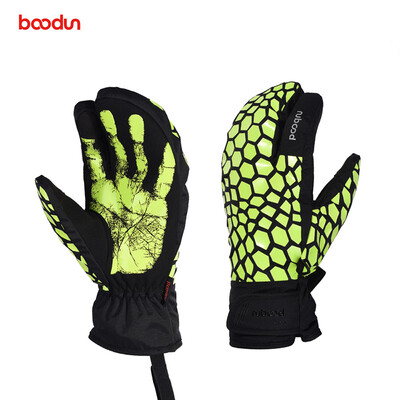 

Boodun Winter Touch Screen Mittens Unisex Outdoor Sports Warm Waterproof Gloves