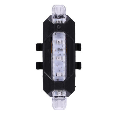 

USB Rechargeable Bike Tail Rear Safety Warning Light Portable Super Bright