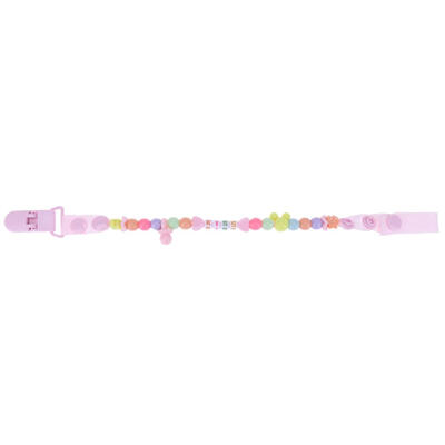

Baby Pacifier Chain Clip Anti-Drop Chain Clamp Beads Soother Holder